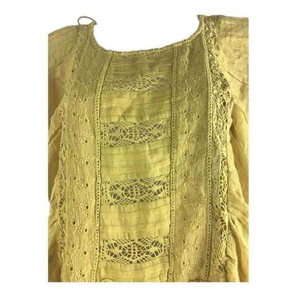 Free People Yellow Blouse - Picture 7 of 14